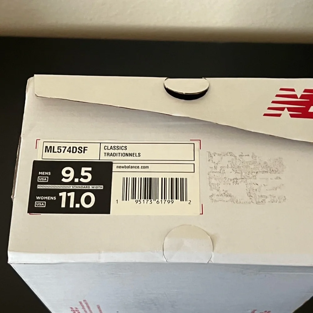 New Balance Red and Yellow Athletic Shoes with Chunky Sole - Picture 7 of 13